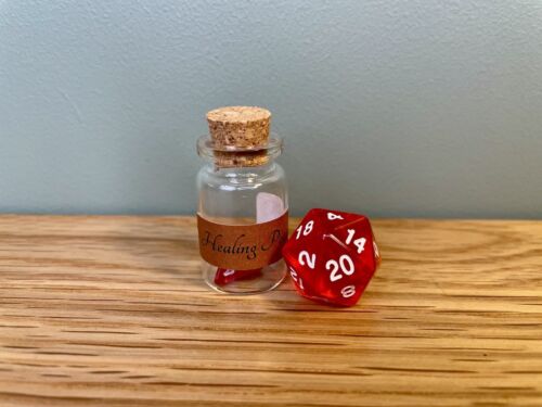 Dungeons and Dragons Healing Potions Dice - Single Bottles