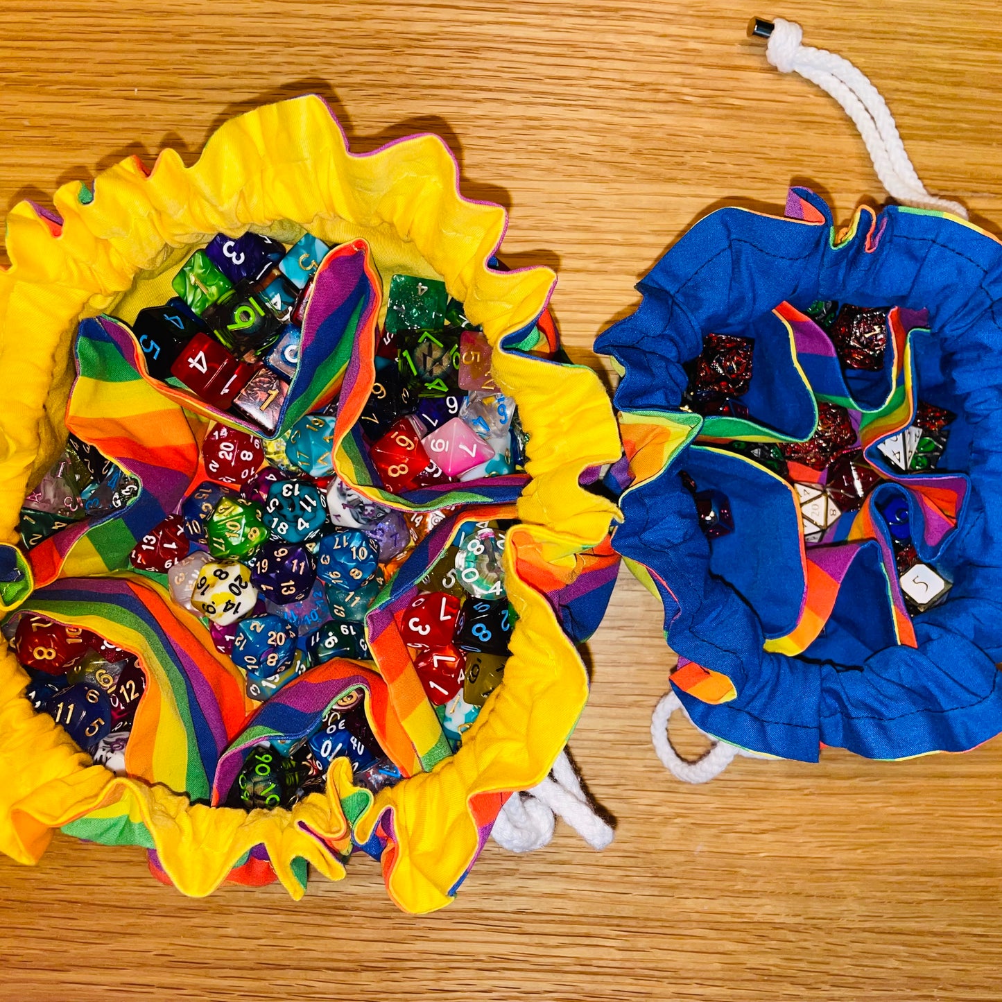 Rainbow Dice Bag of Pride