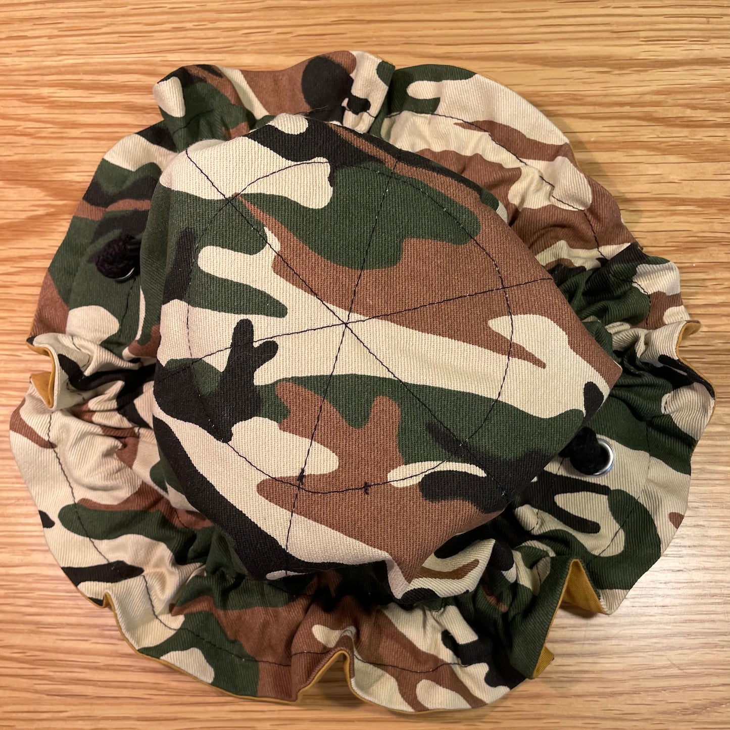 Camo Bag of Dice Holding