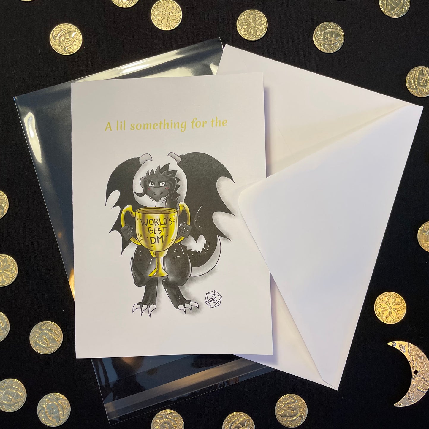 Handmade Best DM Dragon Card