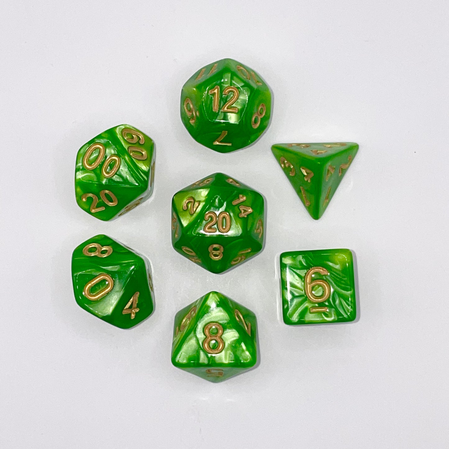 Druid’s Dream Green Shimmer Acrylic Polyset