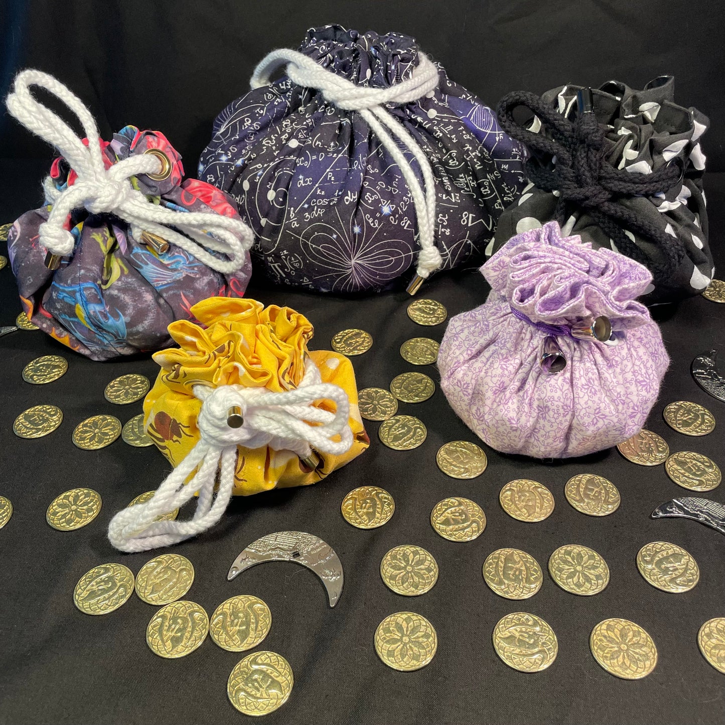 Bespoke Bag of Dice Holding