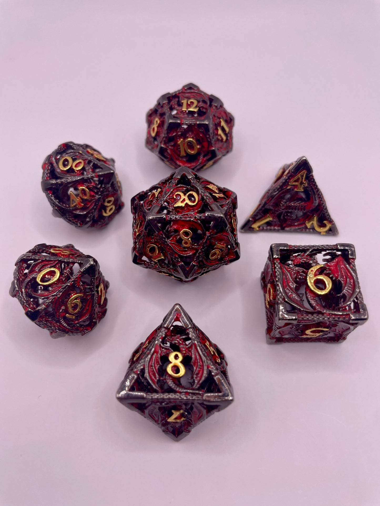 Hollow Metal Bloodsoaked Dragon Polyset