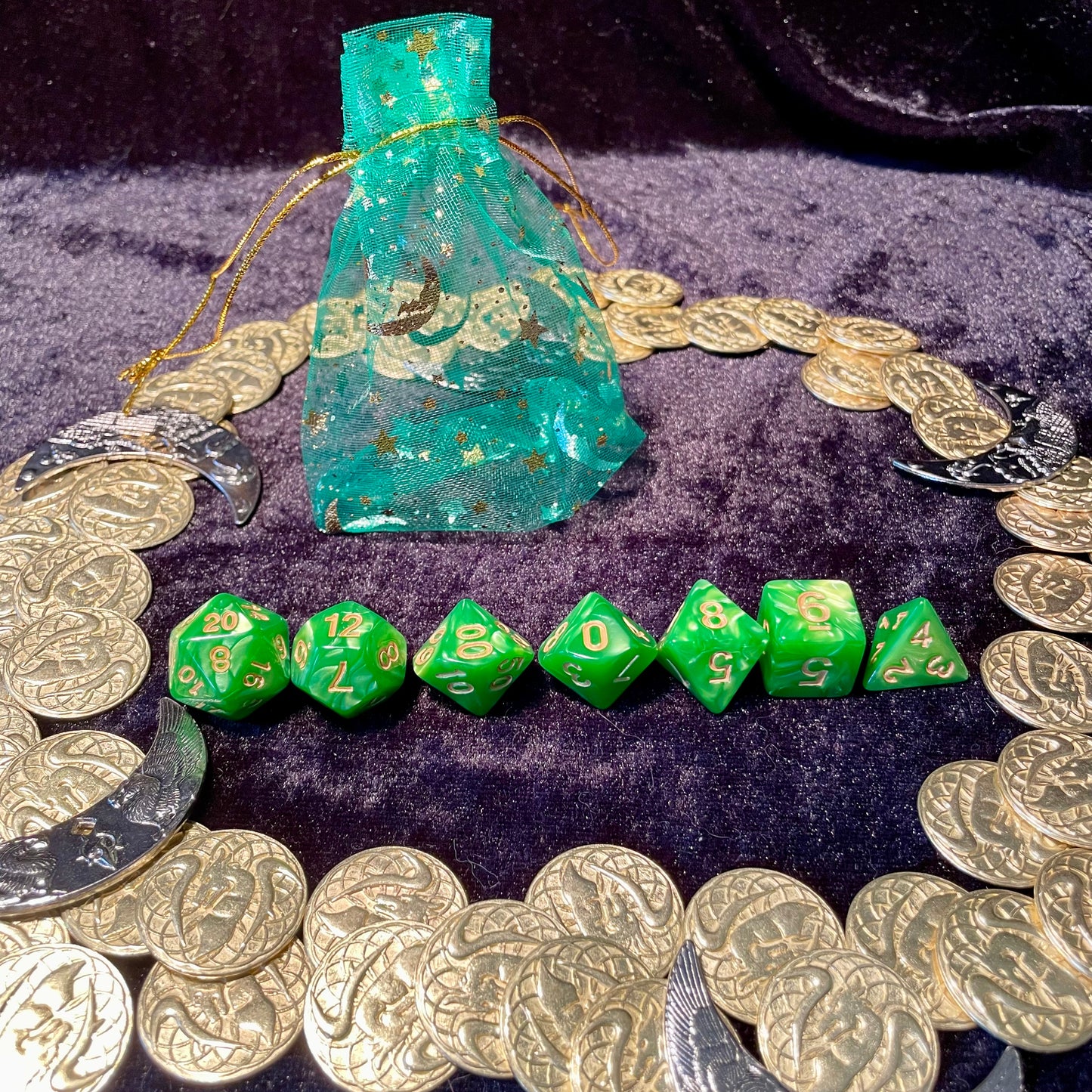 Druid’s Dream Green Shimmer Acrylic Polyset