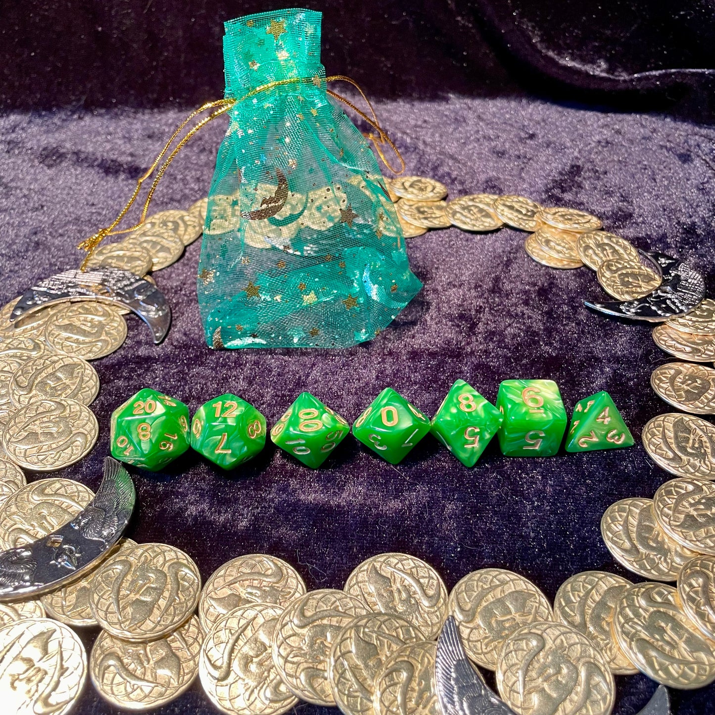 Druid’s Dream Green Shimmer Acrylic Polyset