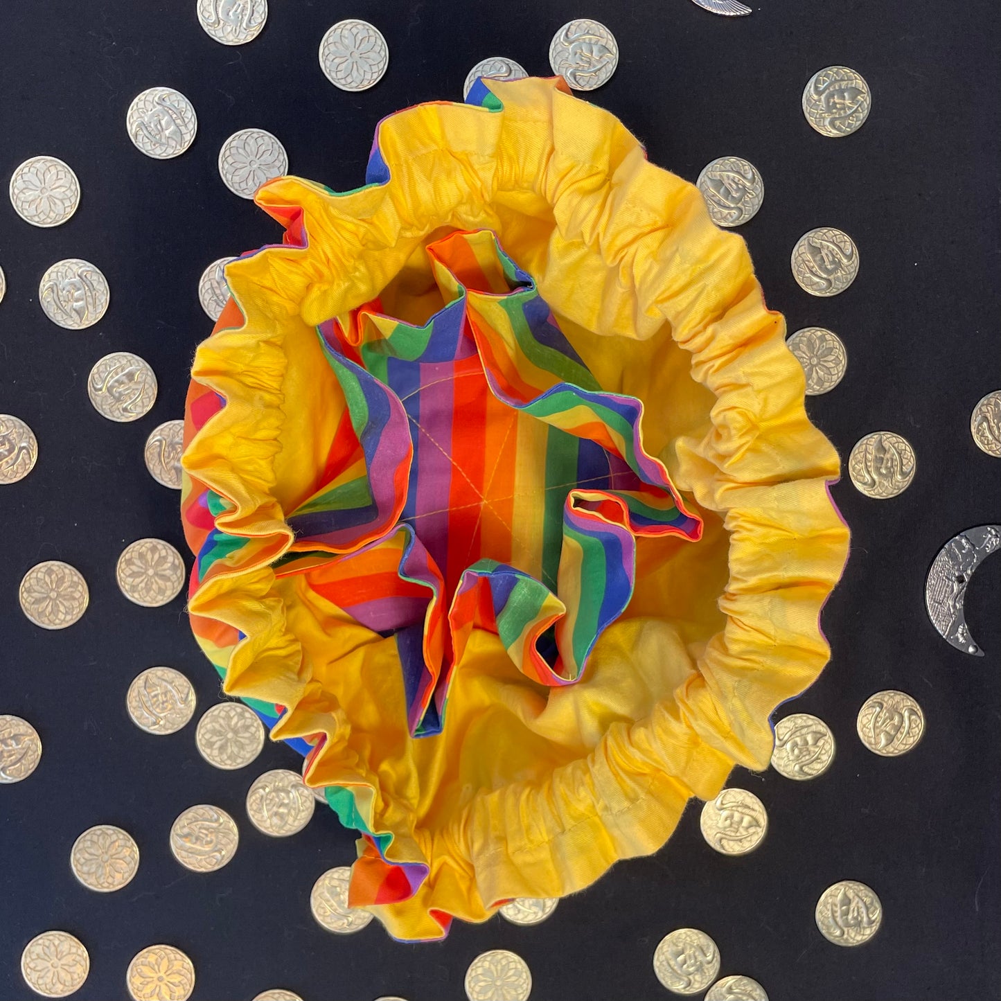 Rainbow Dice Bag of Pride