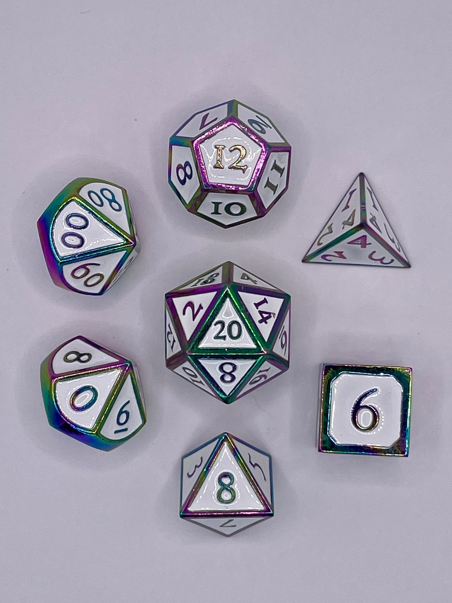 Unicorn Style Multicoloured Metal Polyset