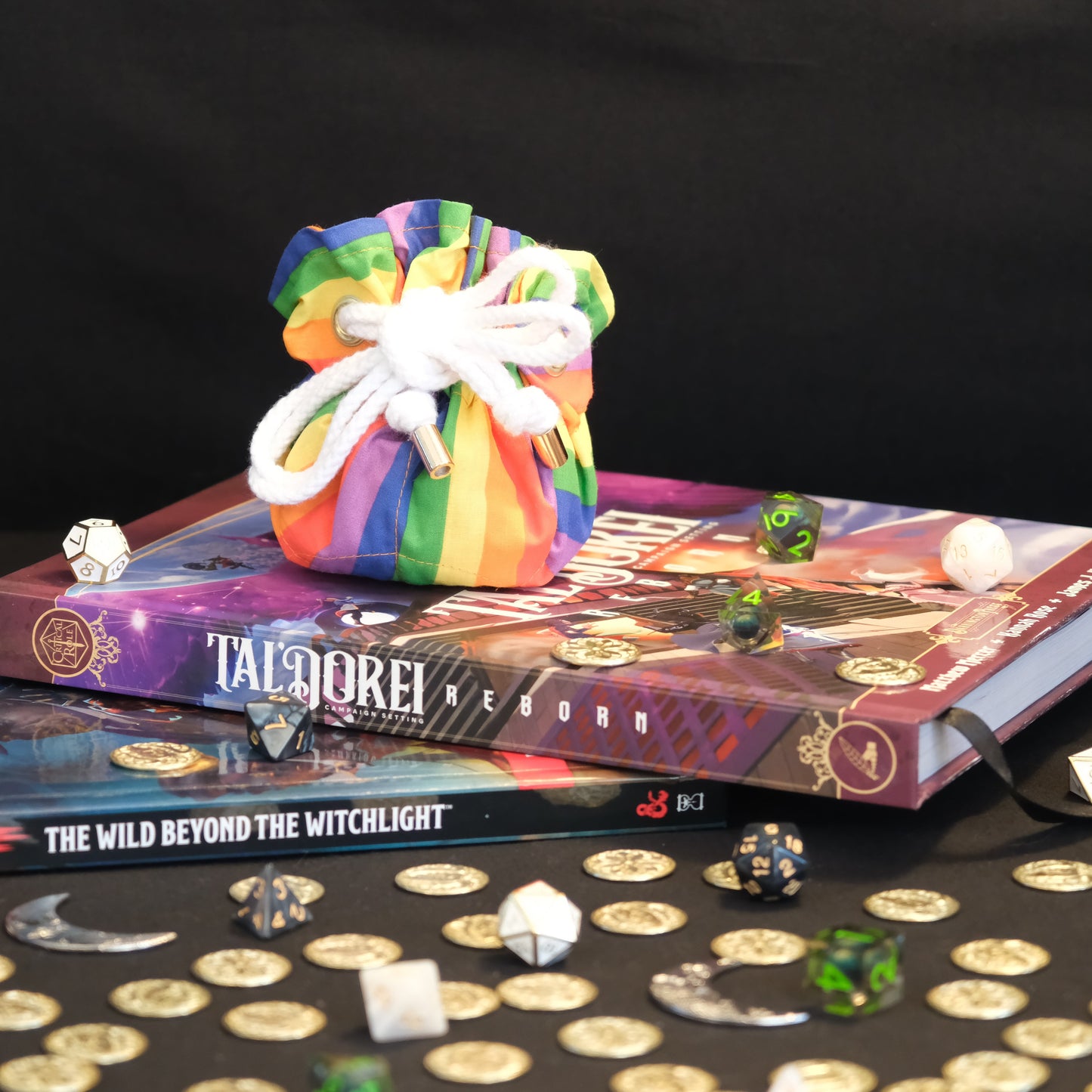 Rainbow Dice Bag of Pride