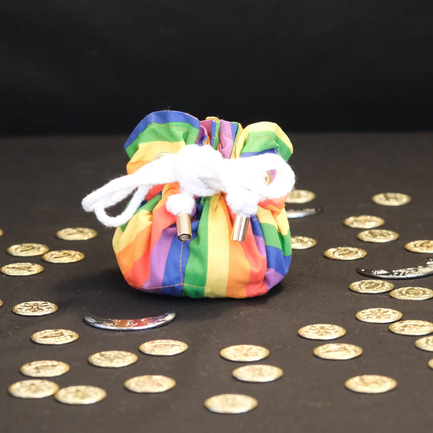 Rainbow Dice Bag of Pride
