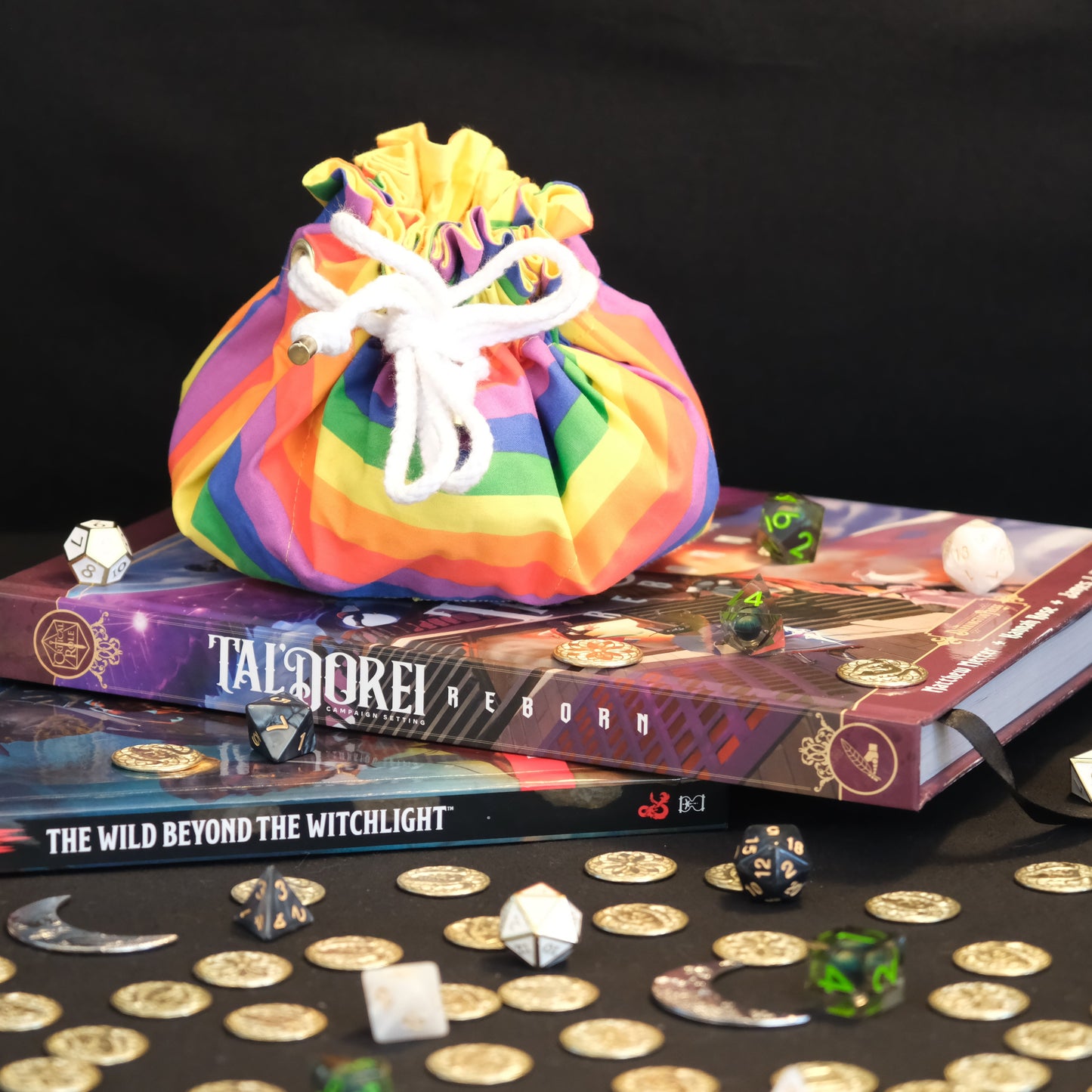 Rainbow Dice Bag of Pride