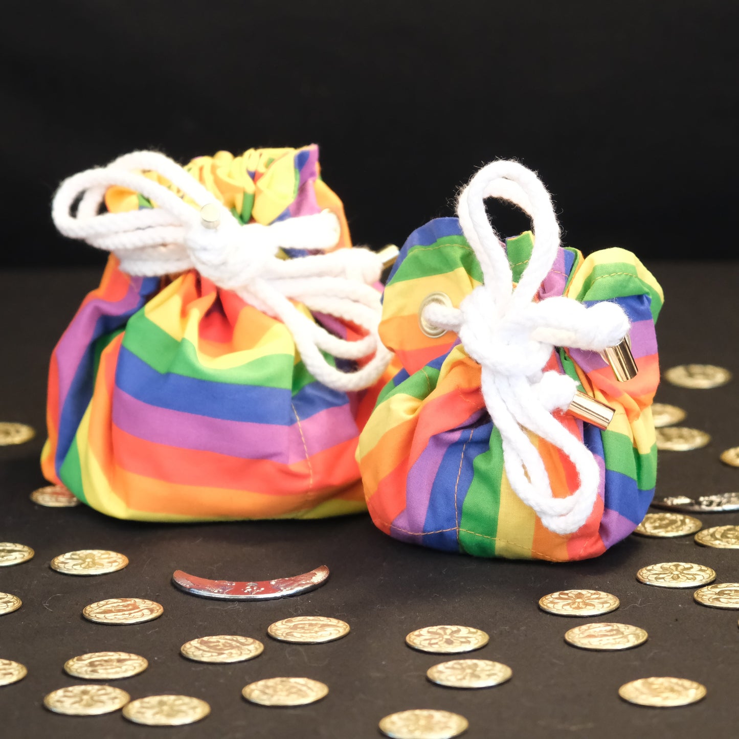 Rainbow Dice Bag of Pride