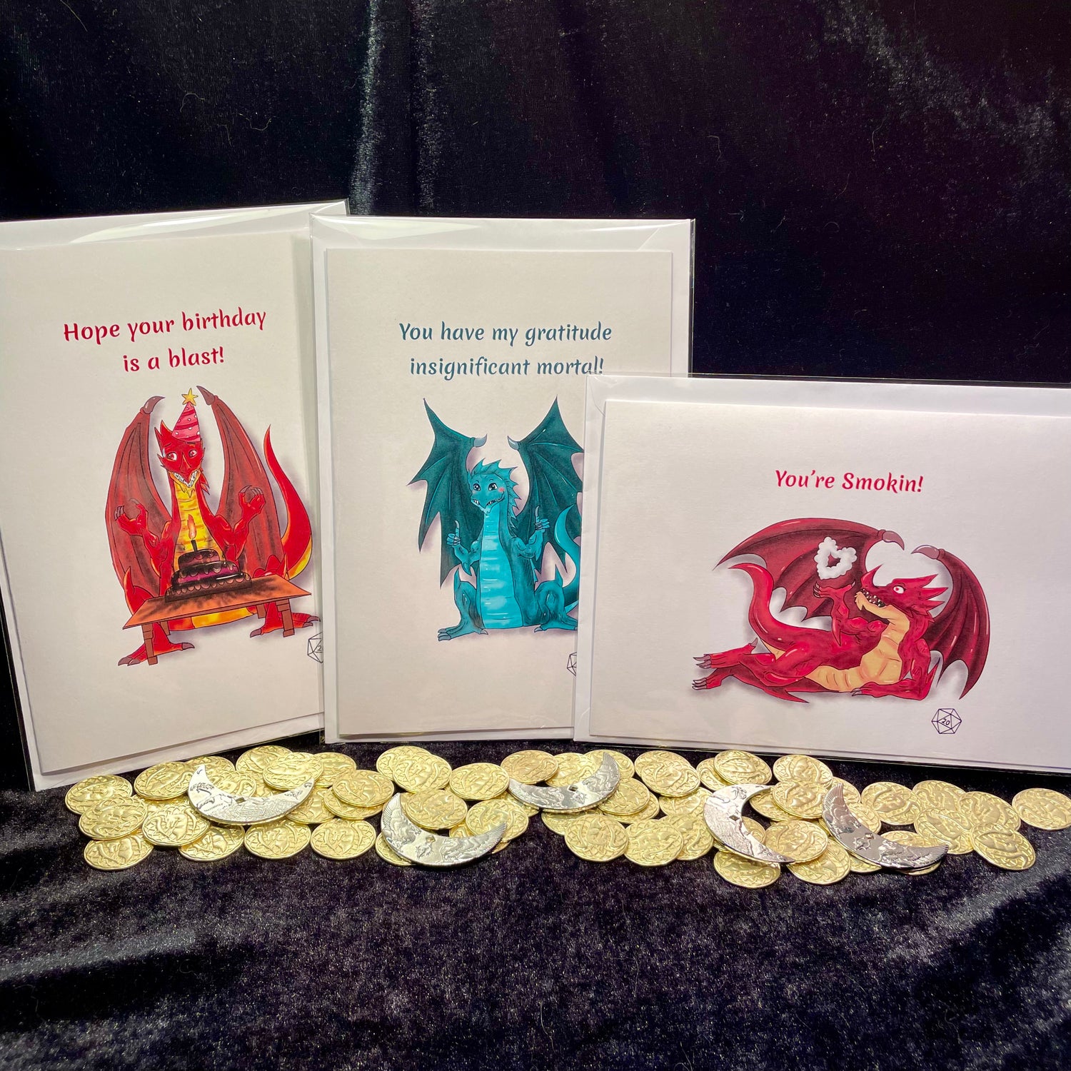 Handmade Dragon Greeting Cards