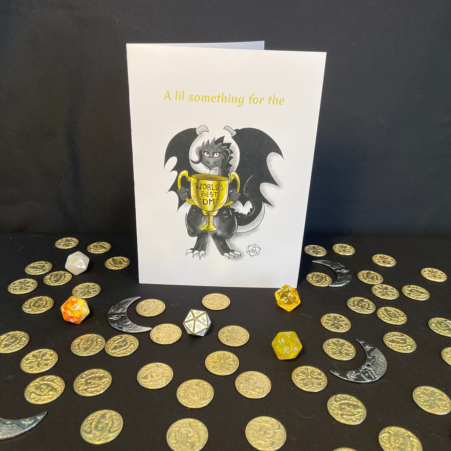 Handmade Best DM Dragon Card